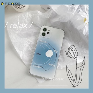 Ốp điện thoại mềm trong suốt phối màu xanh dương cho Samsung Galaxy Note 20 Ultra 10 10+ Plus Lite S21 S21+ S20 S20+