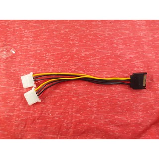 Cáp chuyển nguồn SATA ra hai đầu 4 pin