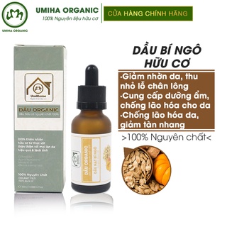 Dầu Hạt Bí Ngô nguyên chất UMIHOME dưỡng da, giảm nhờn, ngăn ngừa rụng tóc, hỗ trợ sức khỏe hiệu quả