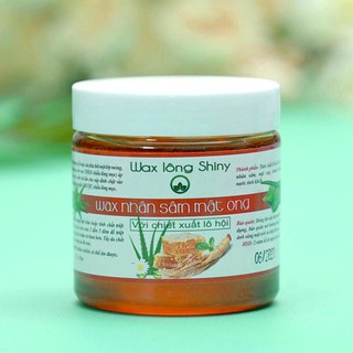 [TẶNG KÈM DỤNG CỤ WAX] Sáp Wax Triệt Lông Mật Ong Nhâm Sâm Handmade Shiny