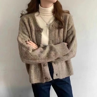 ÁO CADIGAN CROPTOP MÀU VINTAGE