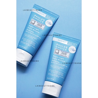 [CÓ MÀU 15ml/60ml] Kem chống nắng vật lý Paula's Choice Resist Super-Light Wrinkle Defense SPF 30