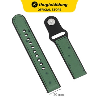 Dây da MVW cho đồng hồ Samsung/Huawei/Khác 20 mm Xanh Nhạt M08-04-20