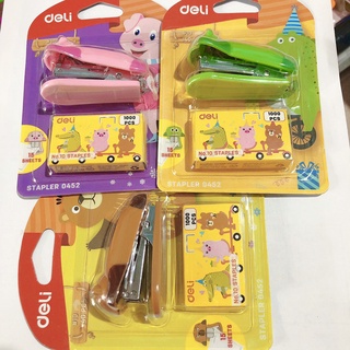 Dập ghim Deli 0453, 0452 kèm 1 hộp đạn
