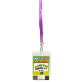 Bảng Tên Dọc Dây Xoay Lụa 1018 - Mẫu 17 - Màu Tím
