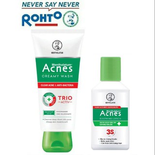 BỘ ĐÔI NGỪA MỤN ACNES TRIO ACTIV - 3S