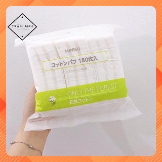 BÔNG TẨY TRANG MINISO 180 MIẾNG
