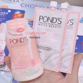 [ Hàng Mẫu Chính Hãng ] Combo dưỡng trắng nâng tông Pond's White Beauty (1 phấn phủ 40g và 2g kem sữa 7g)