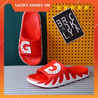 Dép Nam đế êm bền đẹp kiểu dáng thời trang [H31Red] - Lucky Shoes VN