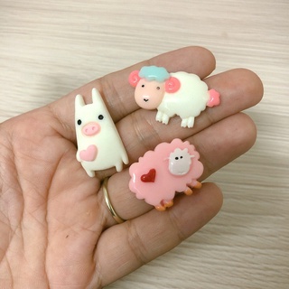 STICKER/JIBITZ/ CHARM ĐỘNG VẬT TRANG TRÍ DÉP SỤC