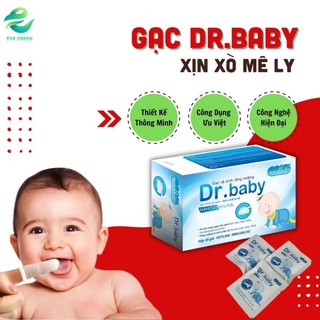Rơ lưỡi thảo dược Dr.Baby hộp 30 miếng, vệ sinh răng miệng, đã tiệt trùng