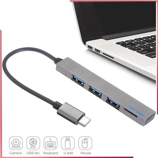 Đầu Chuyển Type C Sang Usb 3.0 Với Khe Đọc Tf Cho Macbook