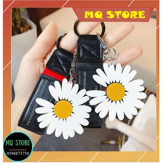 MÓC KHÓA HÌNH HOA CÚC DÂY DA XỊN SÒ, ĐÁNG YÊU