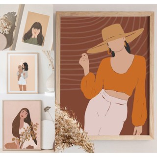 [Mã LIFEXANH03 giảm 10% đơn 500K] 20 MẪU tranh treo tường, tranh để bàn , tranh canvas, có đinh và móc tặng kèm