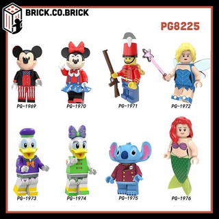 Disney Chuột Mickey Nàng TIên Cá Ariel Đồ chơi Lắp Ráp Minifig và Non LEGO Mô Hình Hoạt Hình Disney PG8225