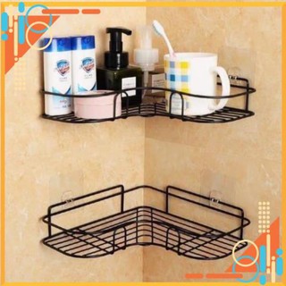 Kệ Góc Khung Sắt Treo Dán Tường Nhà Tắm Phòng Bếp Siêu Chắc