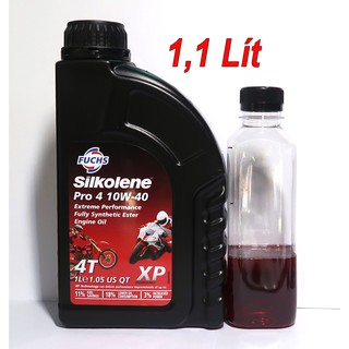 1,1 Lít Nhớt FUCHS SILKOLENSE 10W40 Gốc Ester - CHÍNH HÃNG