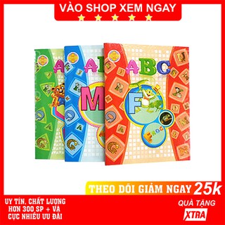 Bộ tập học sinh ✅ FREESHIP Bộ tập học sinh sinh viên siêu tiết kiệm ( 5 tập ABC 200 trang + 20 nhãn tập + 10 bao kính )