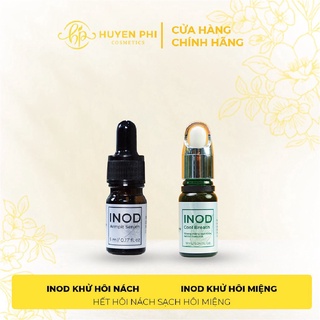 Combo 2 serum INOD Huyền Phi dung tích tổng 15ml khử hôi nách, hôi miệng, hôi chân [chính hãng]