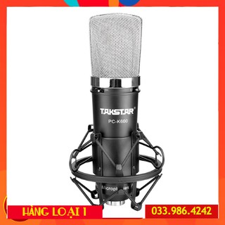 Micro thu âm TAKSTAR PC-K600 ⚡FREESHIP⚡ Mic k600 là dòng cao cấp chạy nguồn 48V tương thích mợi sound card