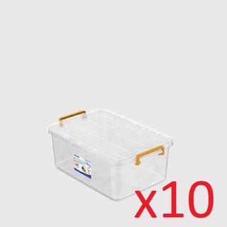 Bộ 10 Thùng nhựa chữ nhật đa năng Duy Tân 10L