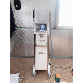 Máy busan korea 2 chức năng triệt lông và lares dùng cho spa thẫm mỹ viện điều trị nám tàn nhang trẻ hoá da