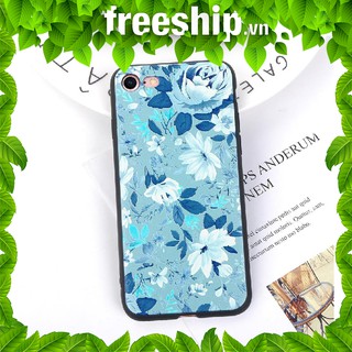 Ốp lưng điện thoại iphone hình hoa hồng xanh lạnh lùng cho ip 6 6s 7 8 plus X XS MAX XR iphon 11 pro Max ốp iphone a38e