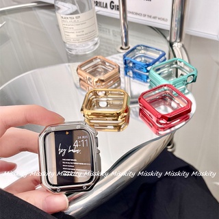 Ốp TPU Mạ Màu Cho Apple Watch Serise 7 SE 6 5 4 3 2 44mm 40mm 38mm 42mm