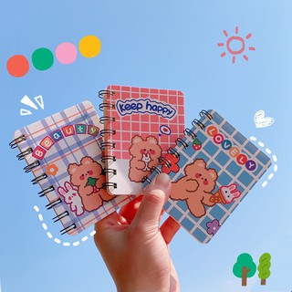 Sổ Lò Xo Mini Bìa Hoạt Hình Cute Ghi Chép Tiện Lợi