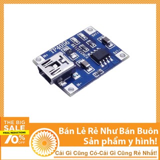 Mạch Sạc Pin TP4056 1A Mini USB
