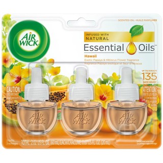 Bộ 3 chai tinh dầu thơm phòng Air Wick Scented Oil 3 Refills National Park 3x20ml (Mỹ)