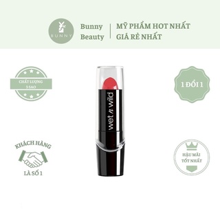 Son thỏi Wet N Wild Silk Finish lipstick Bunny Beauty hàng đủ bill