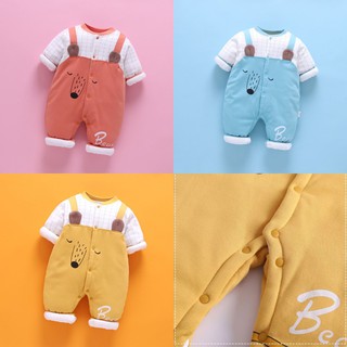 Body dài trần bông, bodysuit dài tay cotton cho bé trai và bé gái sơ sinh từ 3-13kg- 𝐁𝐃𝟒𝟔
