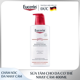 Eucerin Sữa tắm dạng gel pH5, cho da nhạy cảm (có mùi) Eucerin pH5 Washlotion 400ml