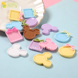 Set 10 mô hình chén đĩa nhiều màu phụ kiện trang trí nhà búp bê