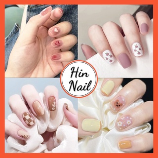 móng tay giả Hin Nail móng giả kèm miếng keo silicon nail box