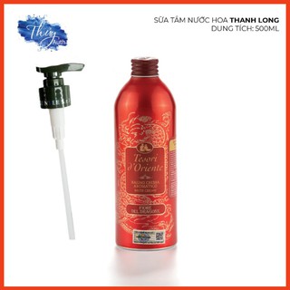 [Hàng Nhập Khẩu Có Tem CTY] Sữa Tắm  Nước Hoa Ý Hương Hoa Thanh Long Chai Màu Đỏ Tesori D'Oriente Italia