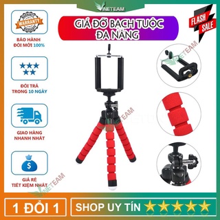 Giá Đỡ Bạch Tuộc Đa Năng (Tripod Mini) tặng kèm kẹp điện thoại -dc4058 +dc463