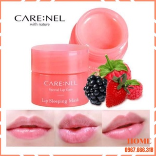 (HÀNG CHÍNH HÃNG ) Mặt Nạ Ngủ Môi Mini CARE:NEL Lip Sleeping Mask (cung cấp độ ẩm ,hết khô môi nứt nẻ)