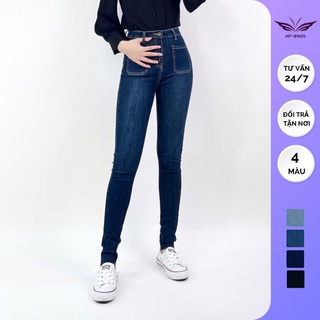 Quần jean nữ lưng cao NPSHOP skinny jeans siêu tôn dáng , quần bò nữ cao cấp dáng ôm basic NPQUAN032