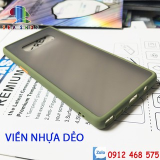 Ốp lưng Samsung Note 8 SM-N9502 Viền nhựa dẻo chống sốc - Mặt lưng nhám