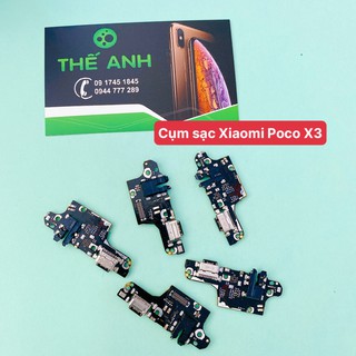 Cụm sạc Xiaomi POCO X3 NFC ( mic , tai nghe ) , mạch sạc Xiaomi Poco X3 / Poco X3 Pro linh kiện loại tốt, đổi trả