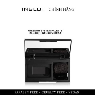 INGLOT - Hộp đựng 1 lõi phấn má hồng kèm cọ Inglot Palette Eye Shadow 1 Square / Mirror