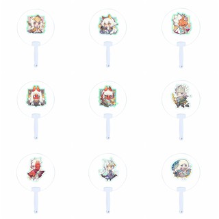 Quạt tròn in hình Sky Children of the Light Đứa trẻ của bầu trời anime chibi dễ thương xinh xắn m02