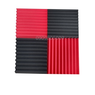 Mút cách âm - tiêu âm tam giác màu đỏ 50x50