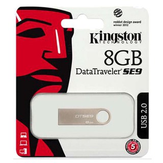 (Bảo Hành 1 đổi 1) USB 8GB Kingston SE9 2.0 Nhỏ Gọn Vỏ Kim Loại Chống Nước