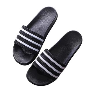 Dép quai ngang Unisex sọc đen trắng Bioren Catha siêu nhẹ, siêu hot - DL044