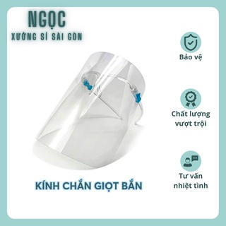 Mặt nạ bảo hộ kính chống giọt bắn Face Shield cao cấp chính hãng
