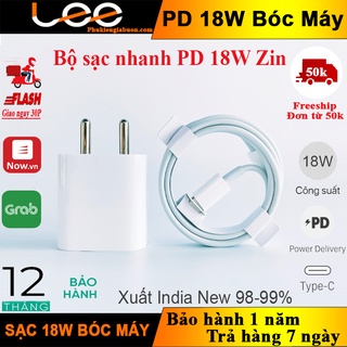 Bộ sạc nhanh bóc máy PD 18W lPhone Bản xuất ấn cam kết bóc máy (Bảo hành 1 năm)