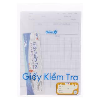 Giấy Kiểm Tra Thiên Long TP-GKT01 (4 Ôly Vuông)